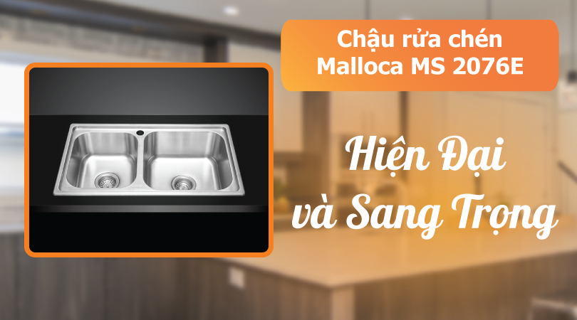 Chậu rửa chén Malloca MS 2076E